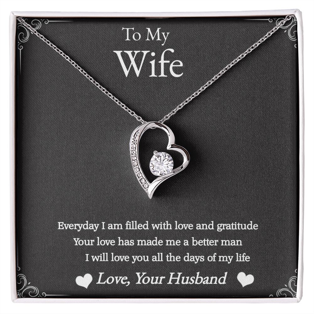 Gifting Stop To My Wife Forever Love Necklace Gift - giftingstop